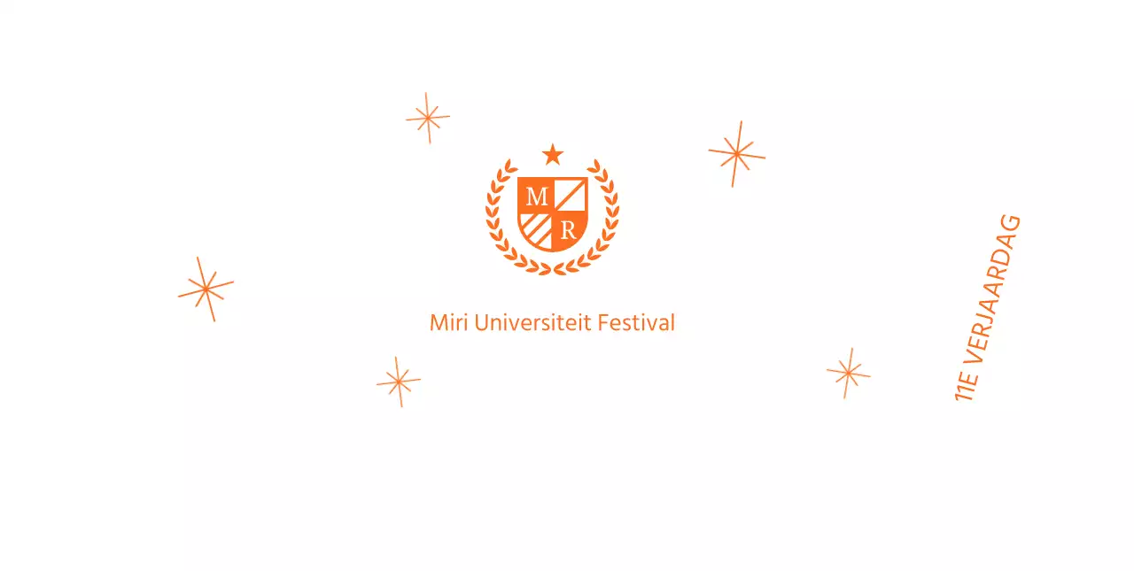 Schoolfeest met schoollogo met laurier en glitter