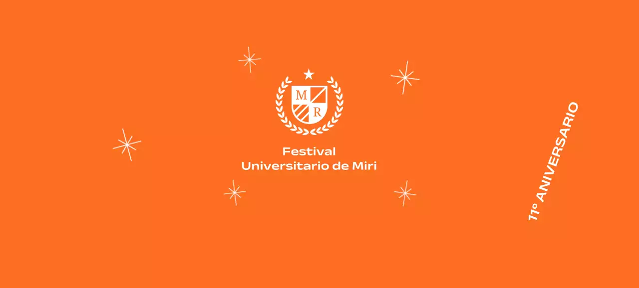 Fiestas escolares con el logotipo de la escuela con laurel y purpurina