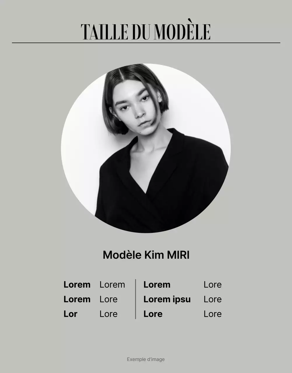 Annonce de la page de détail de la mode moderne en beige