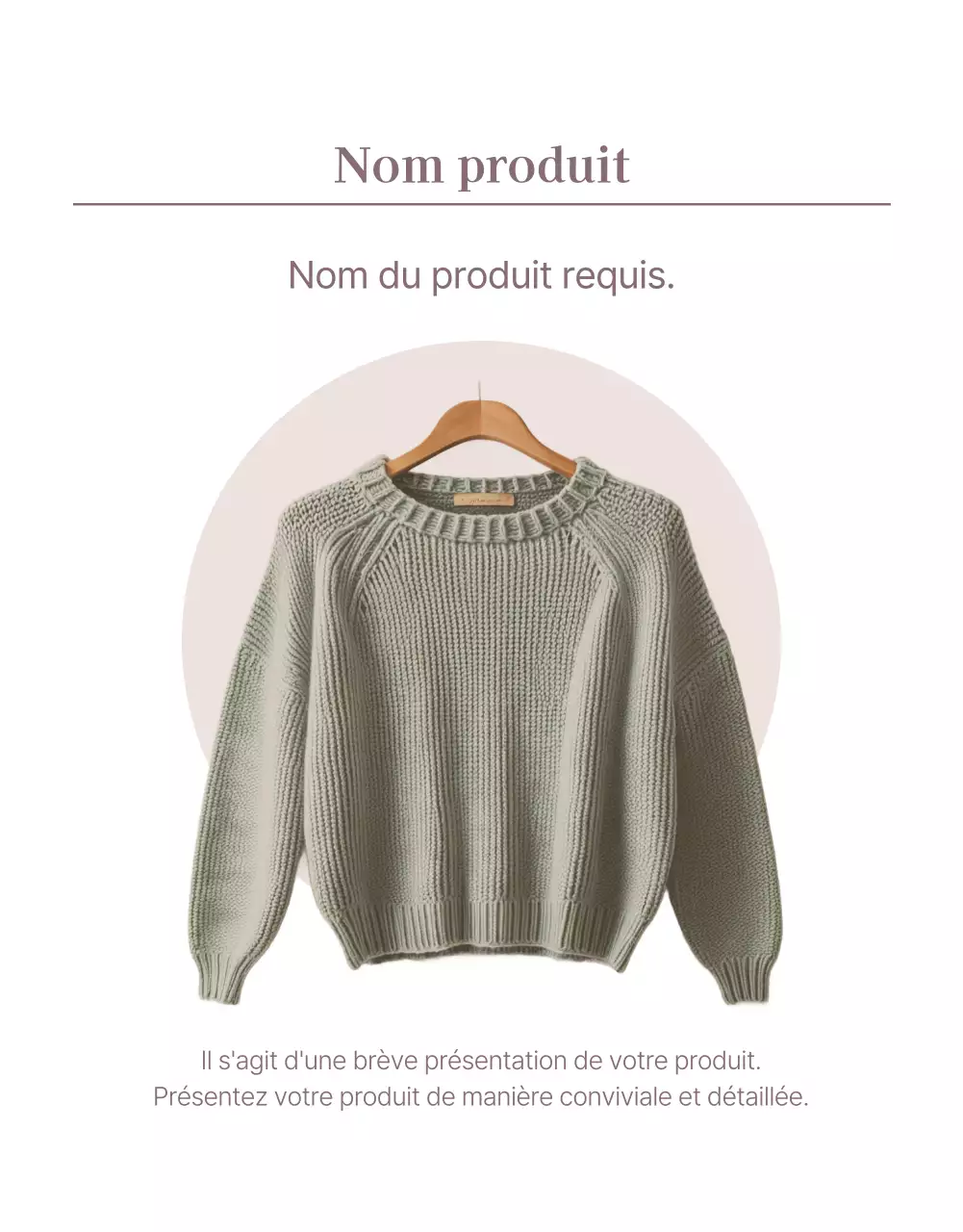 Un centre commercial de mode beige et haut de gamme page détaillée de l'annonce