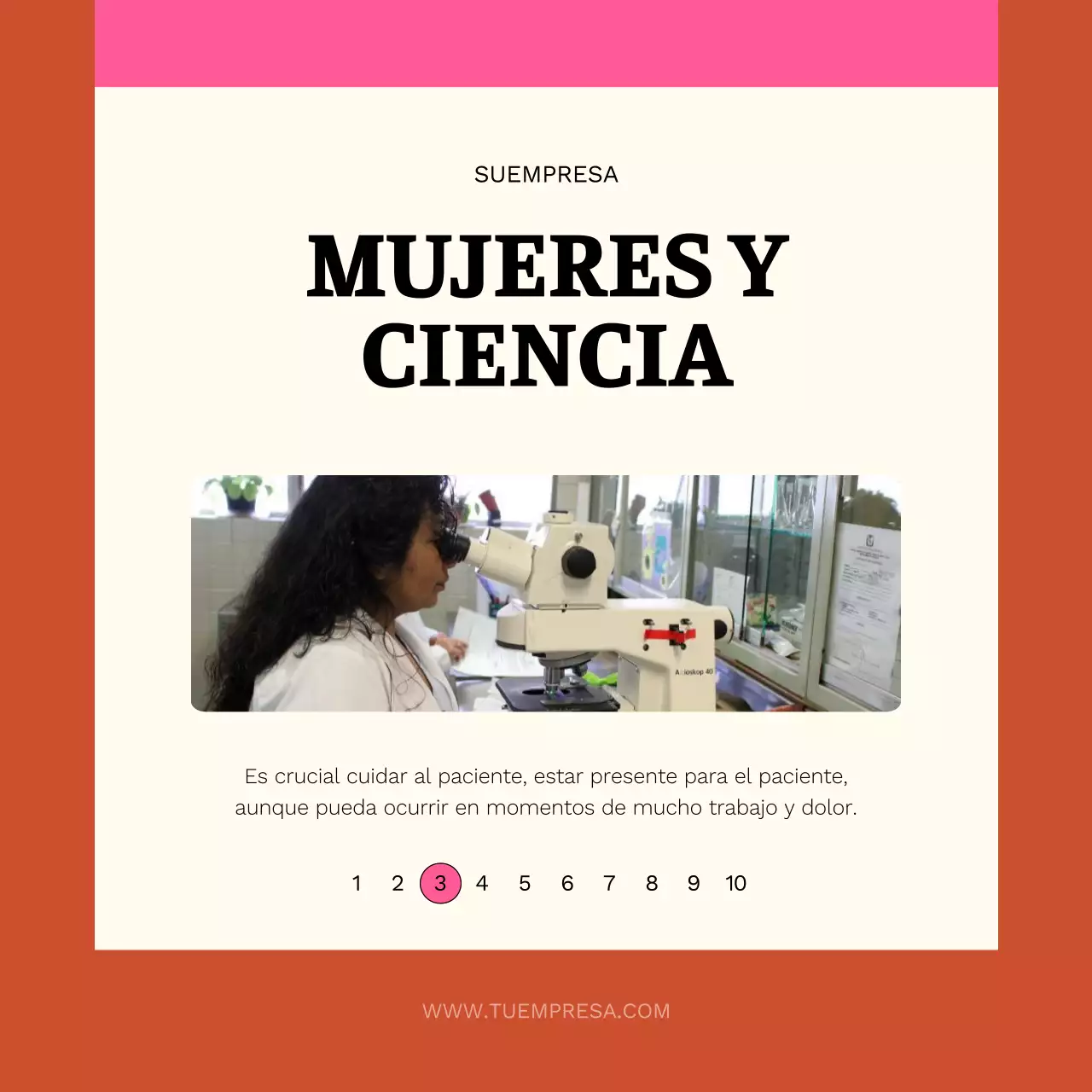 Púrpura y rosa Consejos mínimos para el Día de la Mujer Publicidad