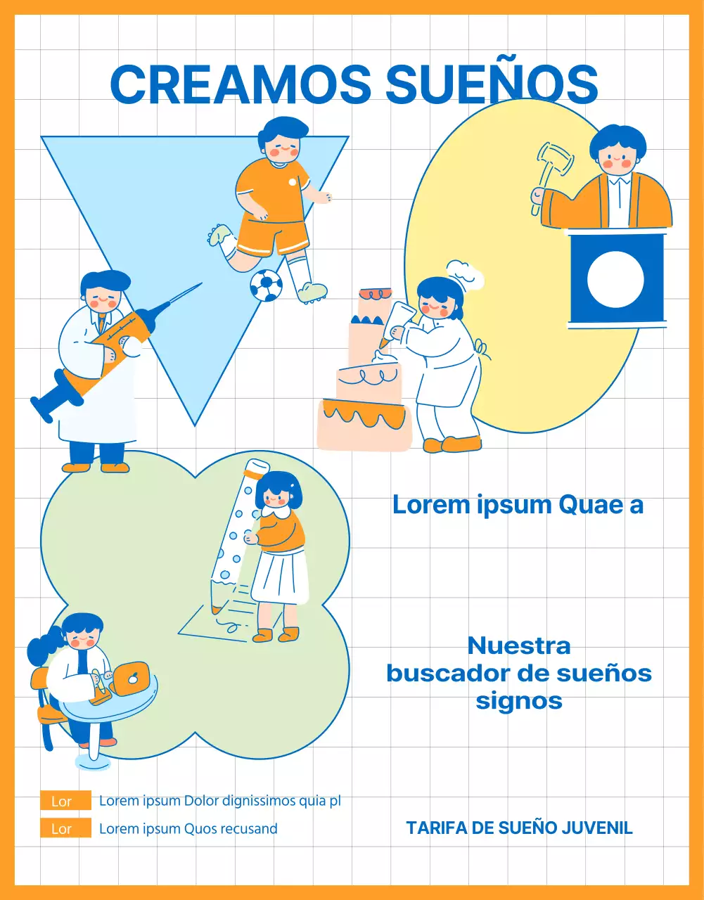 Promover seminarios azules y naranjas de exploración profesional para jóvenes