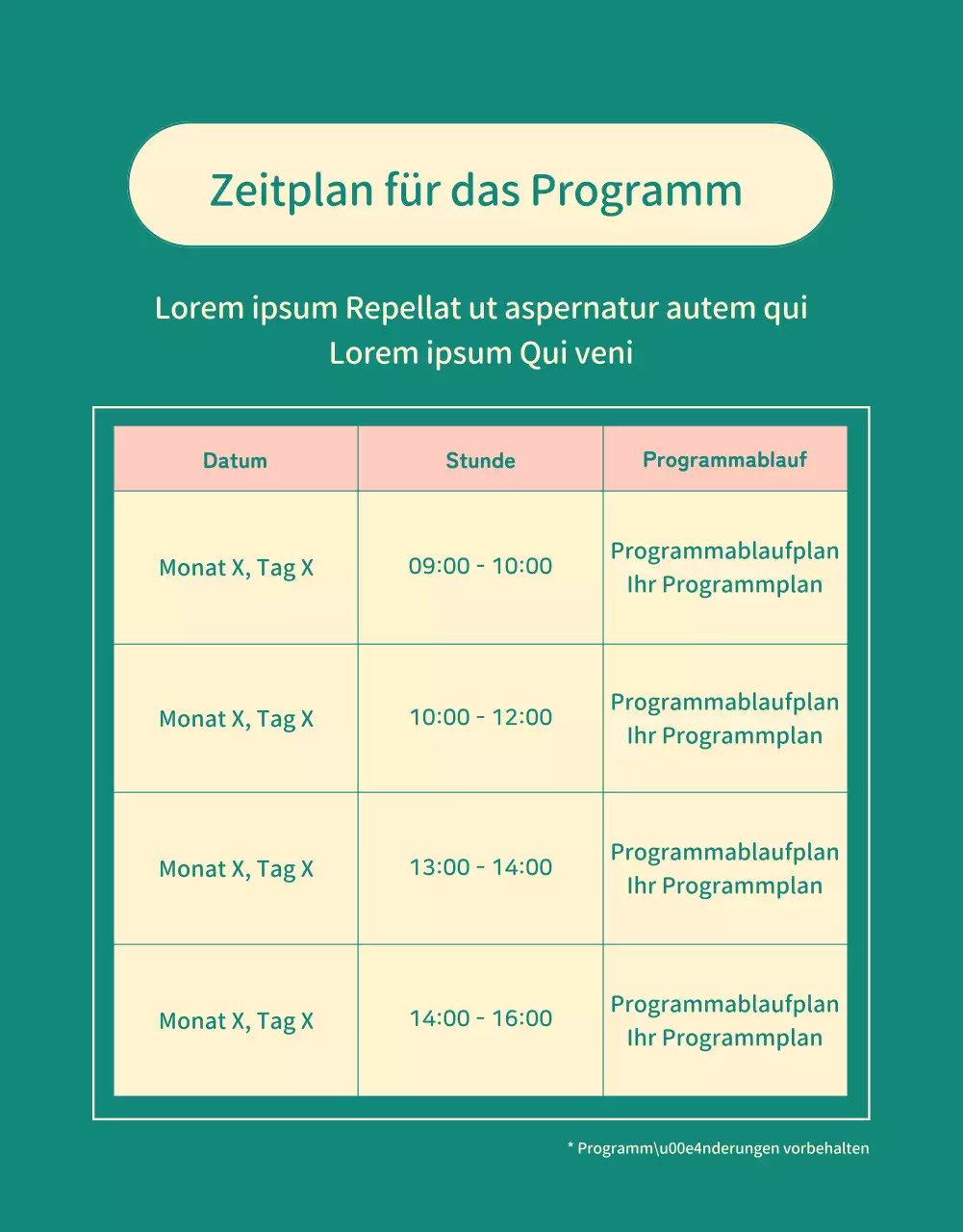 Förderung einer hübschen rosa-grünen Berufsmesse für Jugendliche