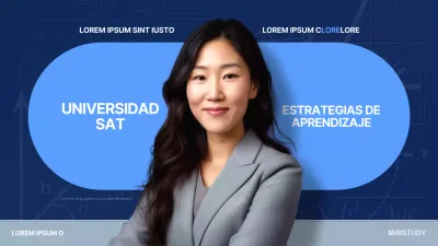 Acerca de la sesión informativa sobre el SAT moderno azul marino y azul claro