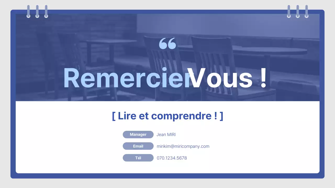 Guide du manuel de formation de Blue's Simple