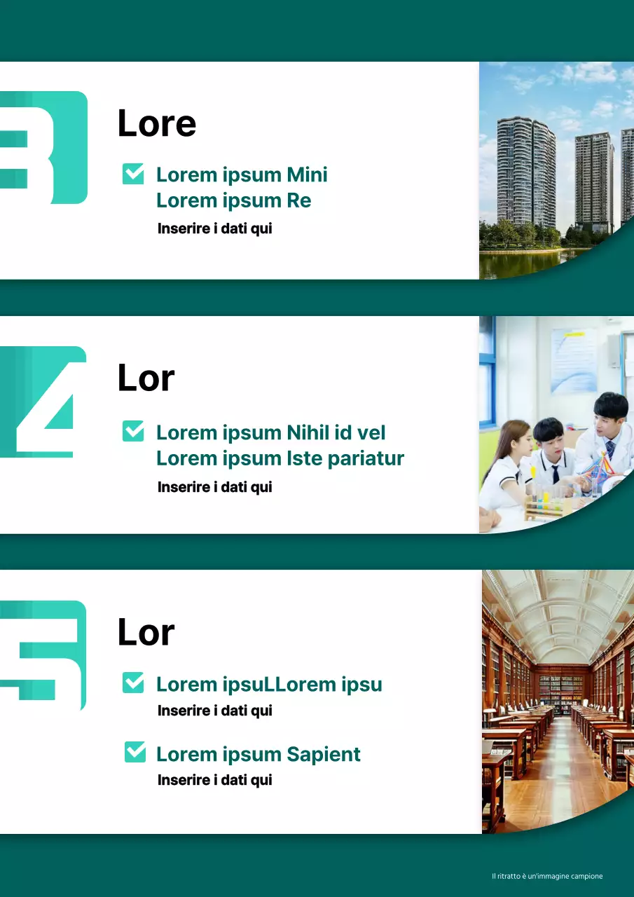 Promuovere opuscoli elettorali in bianco e verde