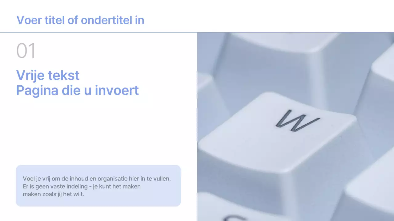 Eenvoudige, blauw-witte, korte, inhoudsloze rapporten