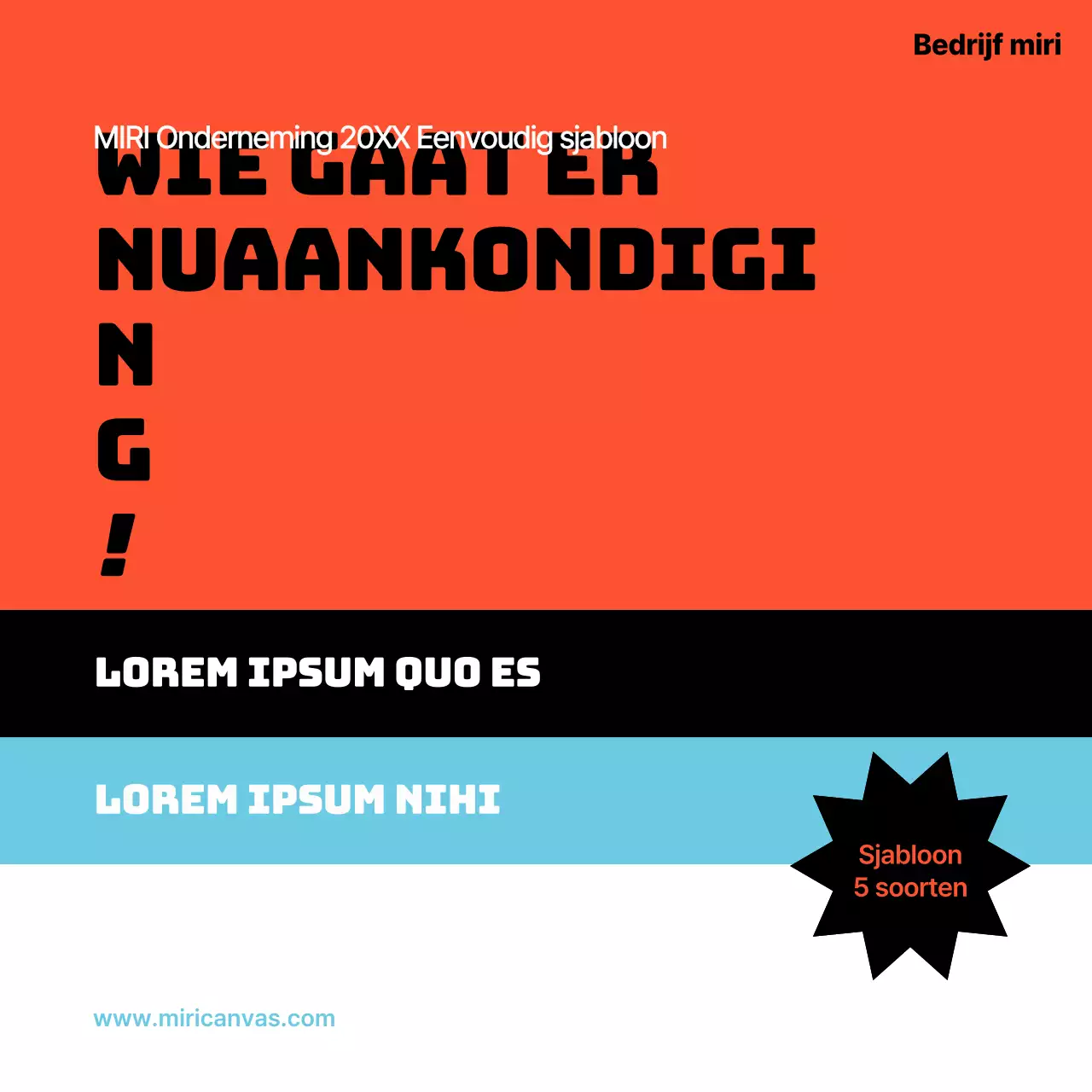 Een eenvoudige oranje en zwarte gids voor interne HR-mededelingen