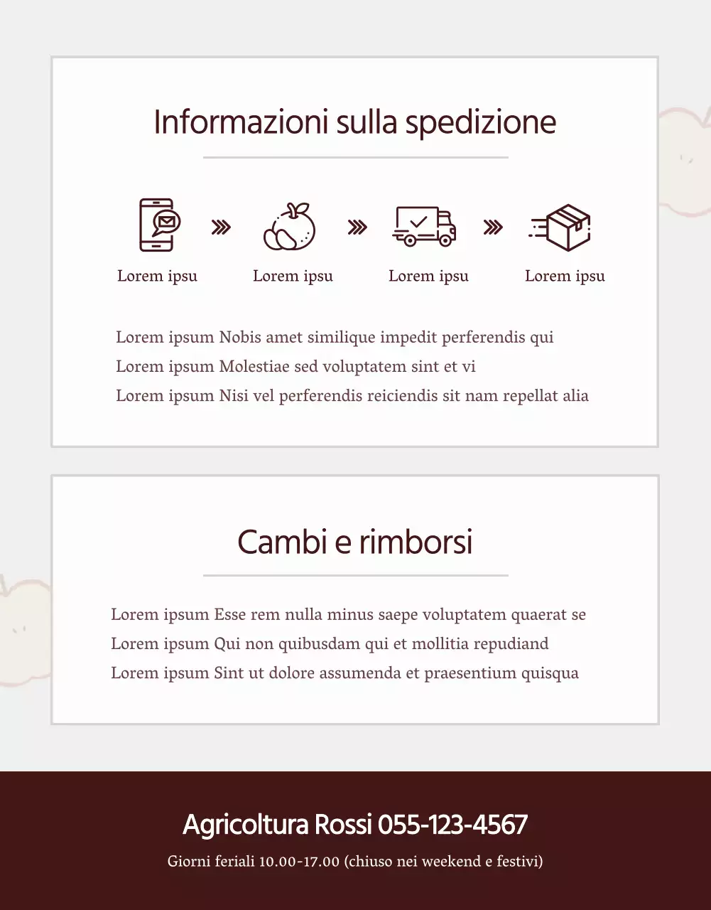 Promuovere la vendita di mele di concetto naturali rosse e grigie