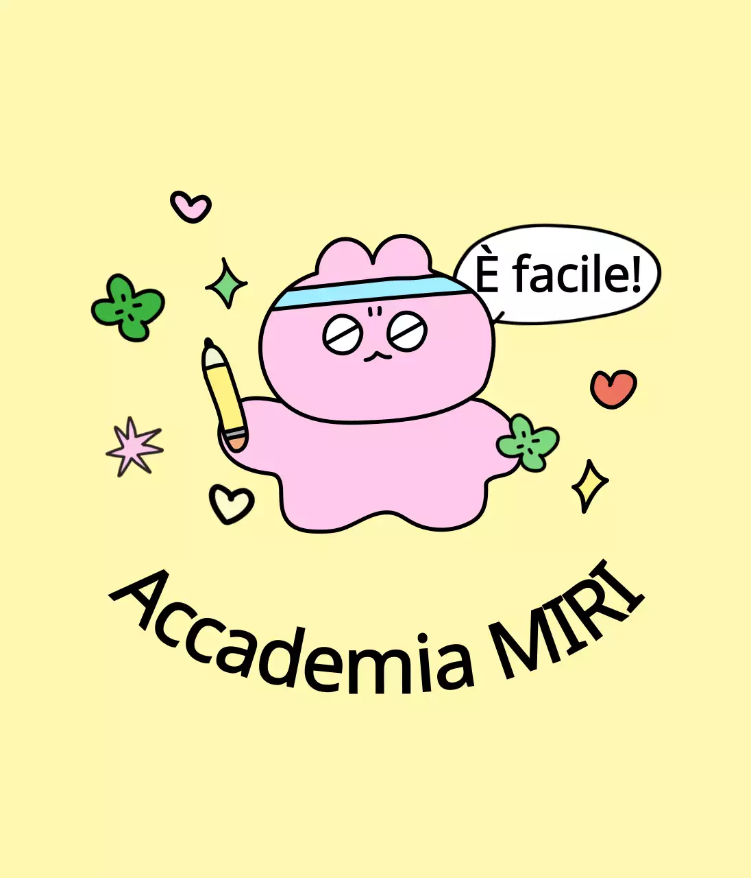 Simpatici articoli per la scuola con personaggi ed elementi colorati