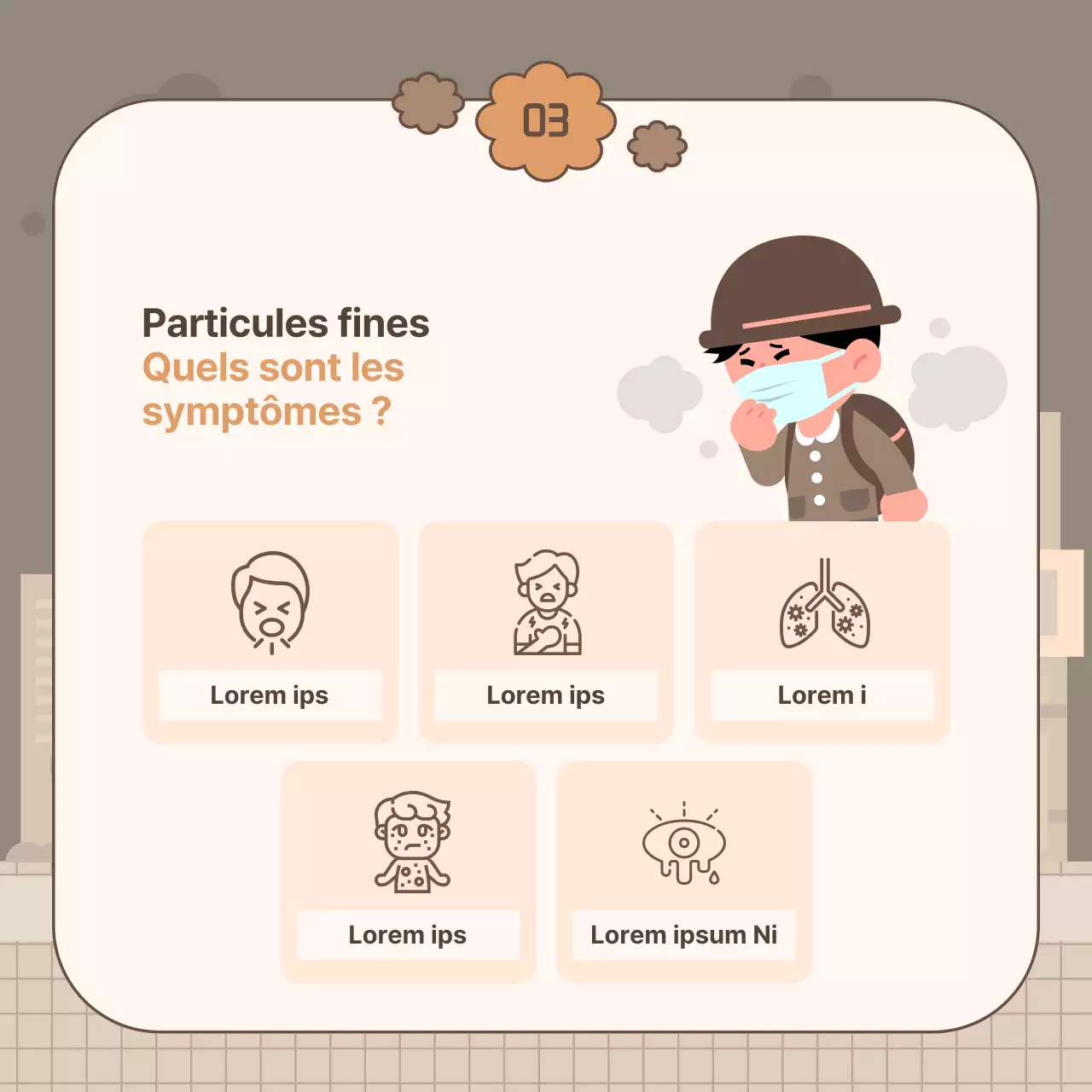 Un simple saupoudrage printanier de beige et de brun post