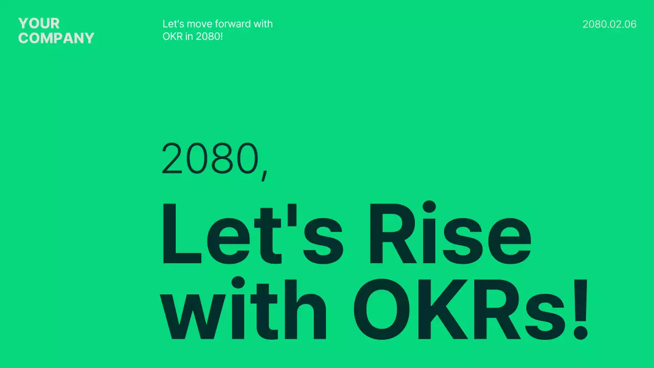 그린 모던 비즈니스 템플릿 프레젠테이션