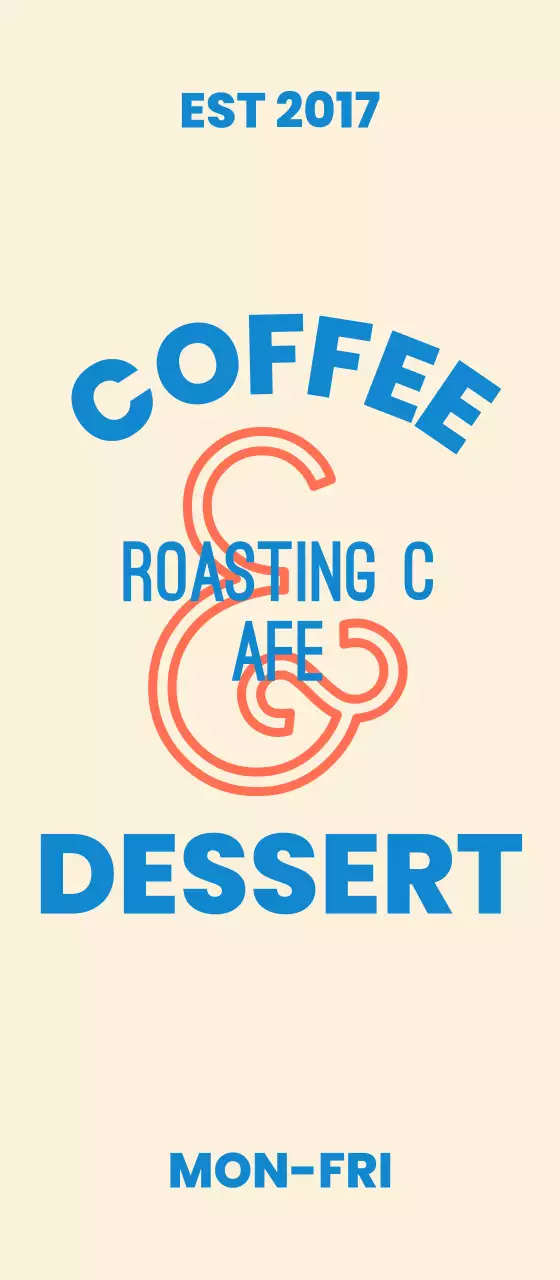 Promote the Beige Blueprint Cafe