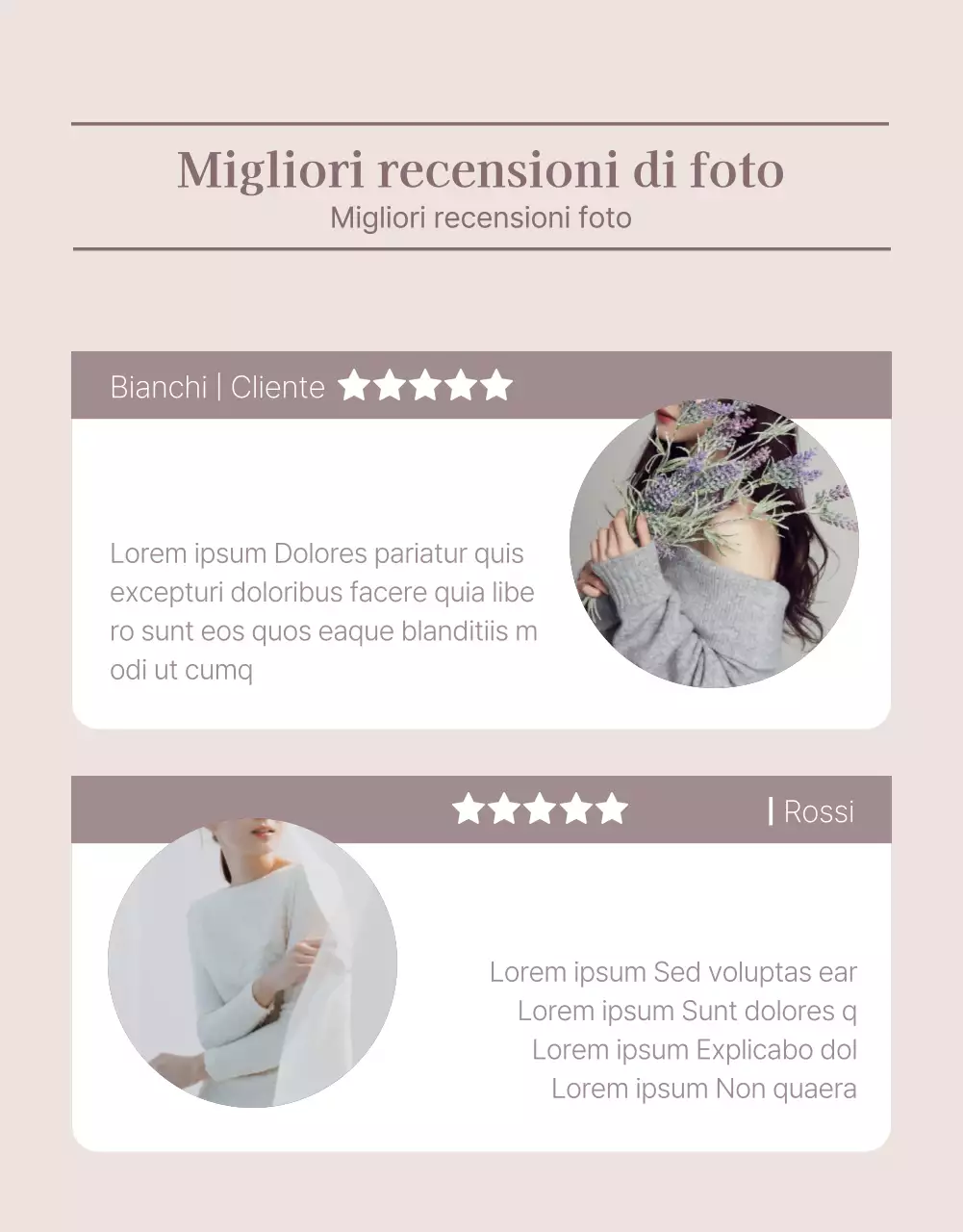 Pagina di dettaglio di un centro commerciale di moda beige e di alta gamma