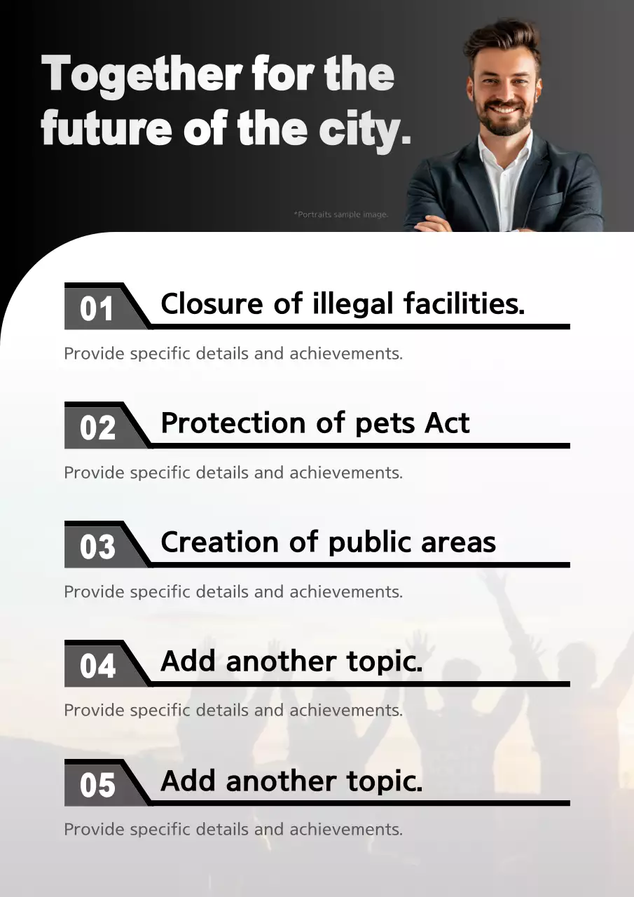 Black Modern Politics Promotion Poster