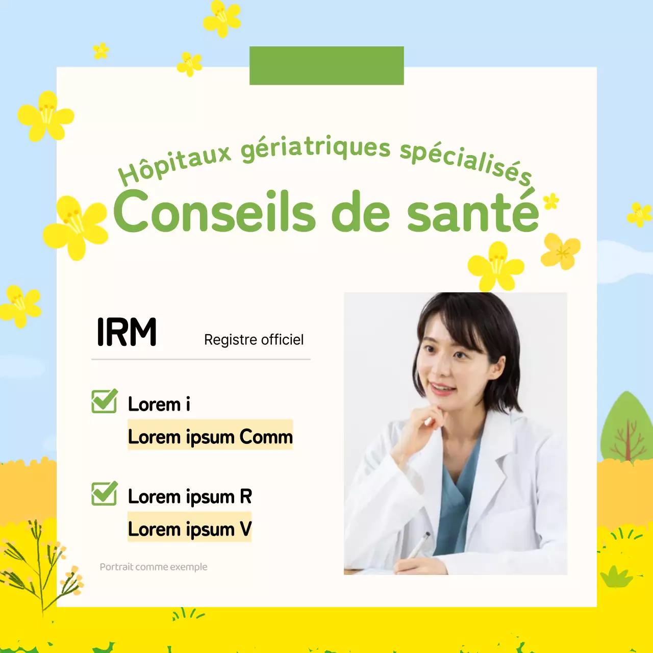 Conseils de santé pour les belles couleurs printanières du vert et du jaune