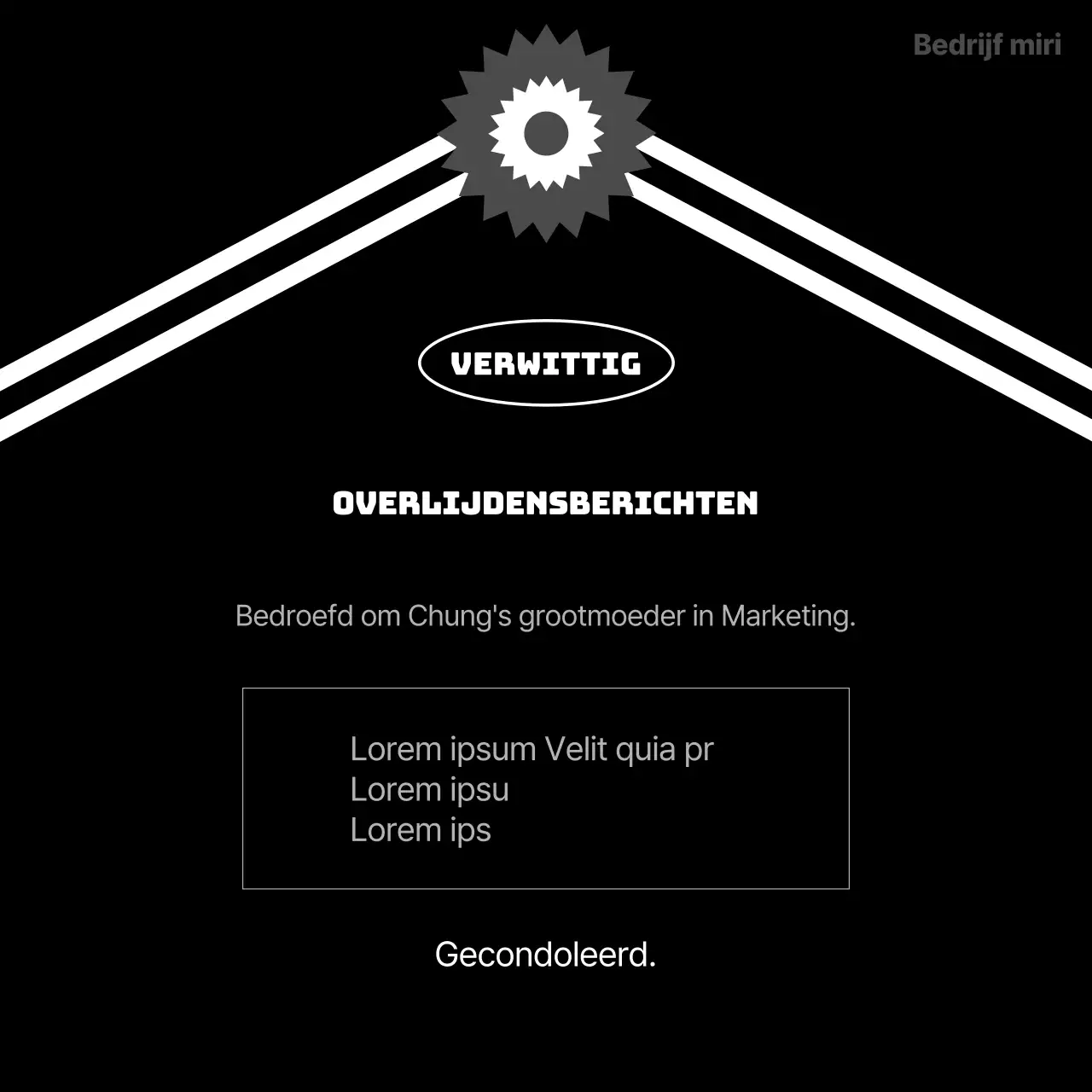 Een eenvoudige oranje en zwarte gids voor interne HR-mededelingen