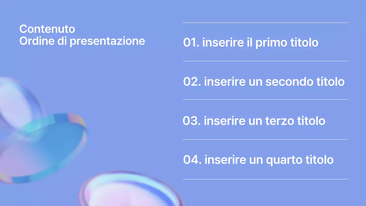 Rapporti semplici, in bianco e blu, brevi e privi di contenuti.