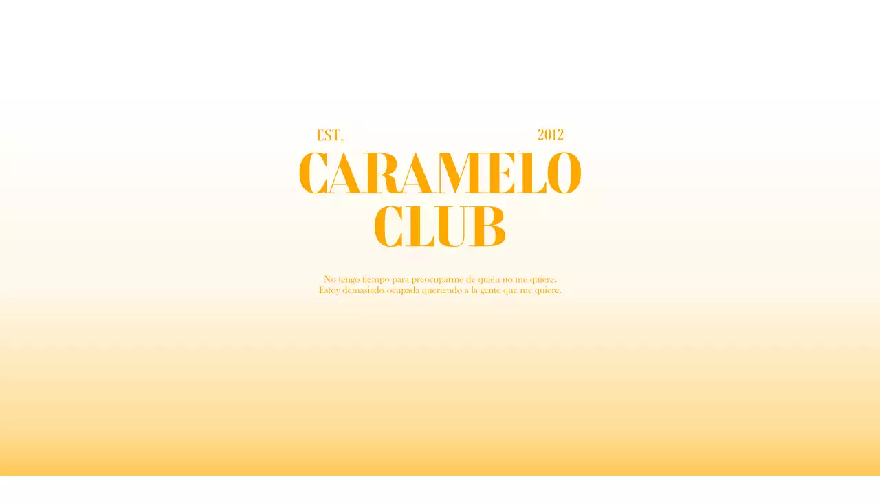 Impresionante diseño con degradados de buen gusto y colocación de tipografía