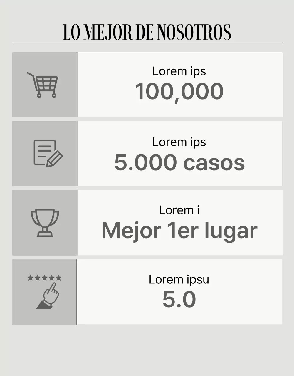 Anuncio de página detallada de moda moderna en beige