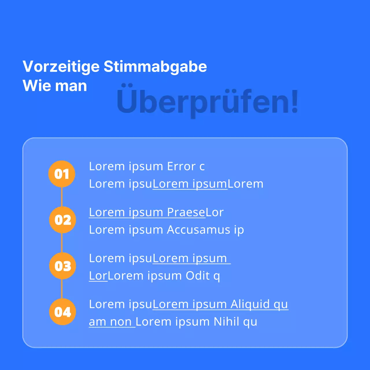 Was man über die blau-weiße Wahl wissen sollte