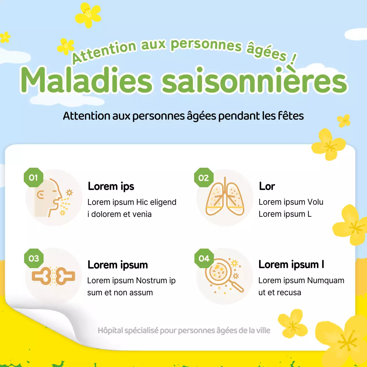 Conseils de santé pour les belles couleurs printanières du vert et du jaune