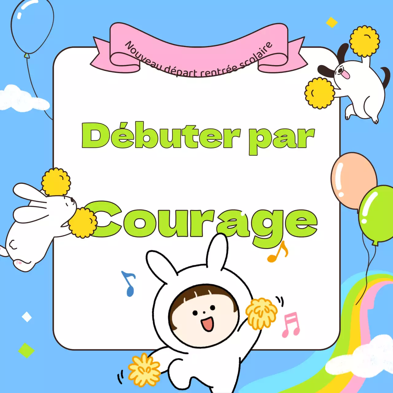 Promouvoir un concours pour encourager votre personnage bleu clair préféré