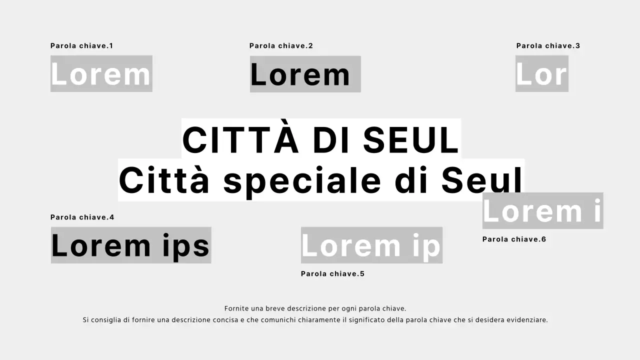 Un semplice brief di progettazione urbana in blu