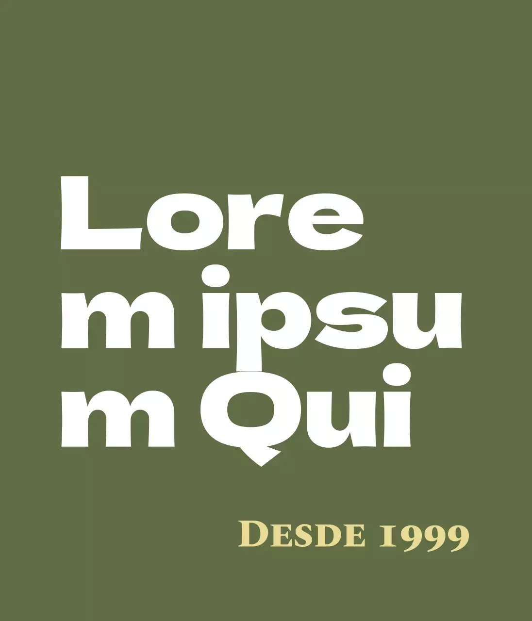 Mercancía de cafetería con un concepto de letras