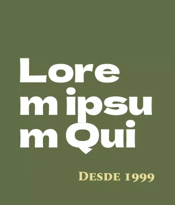 Mercancía de cafetería con un concepto de letras