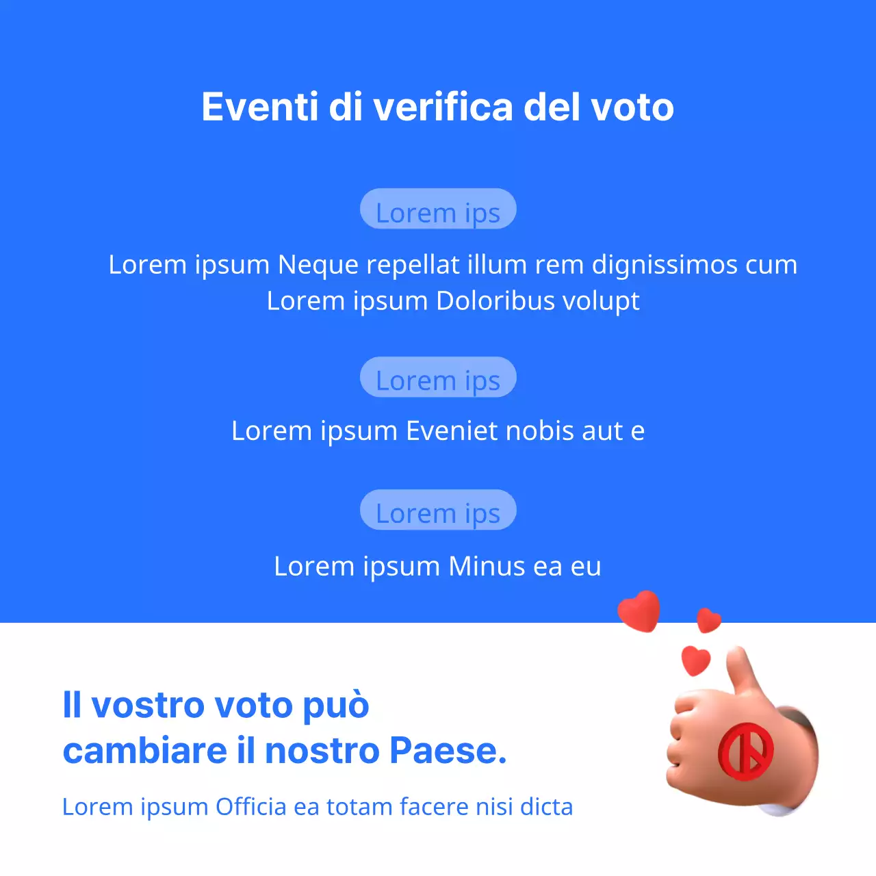 Cosa c'è da sapere sulle elezioni bianche e blu