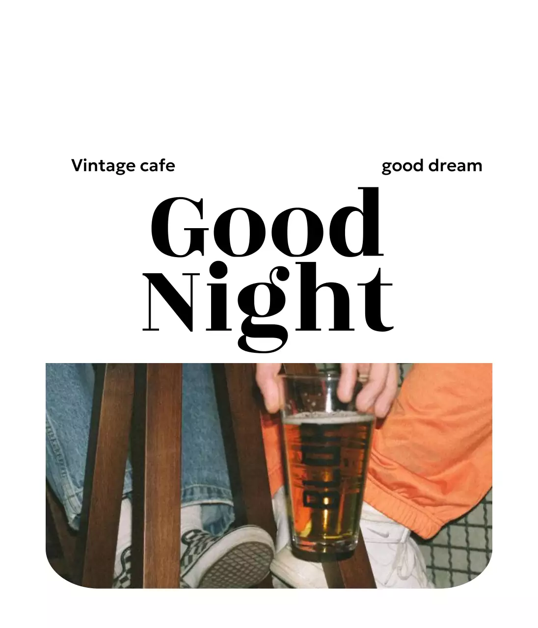 丸い四角に写真とセリフ体でヴィンテージ感のあるグッズ。