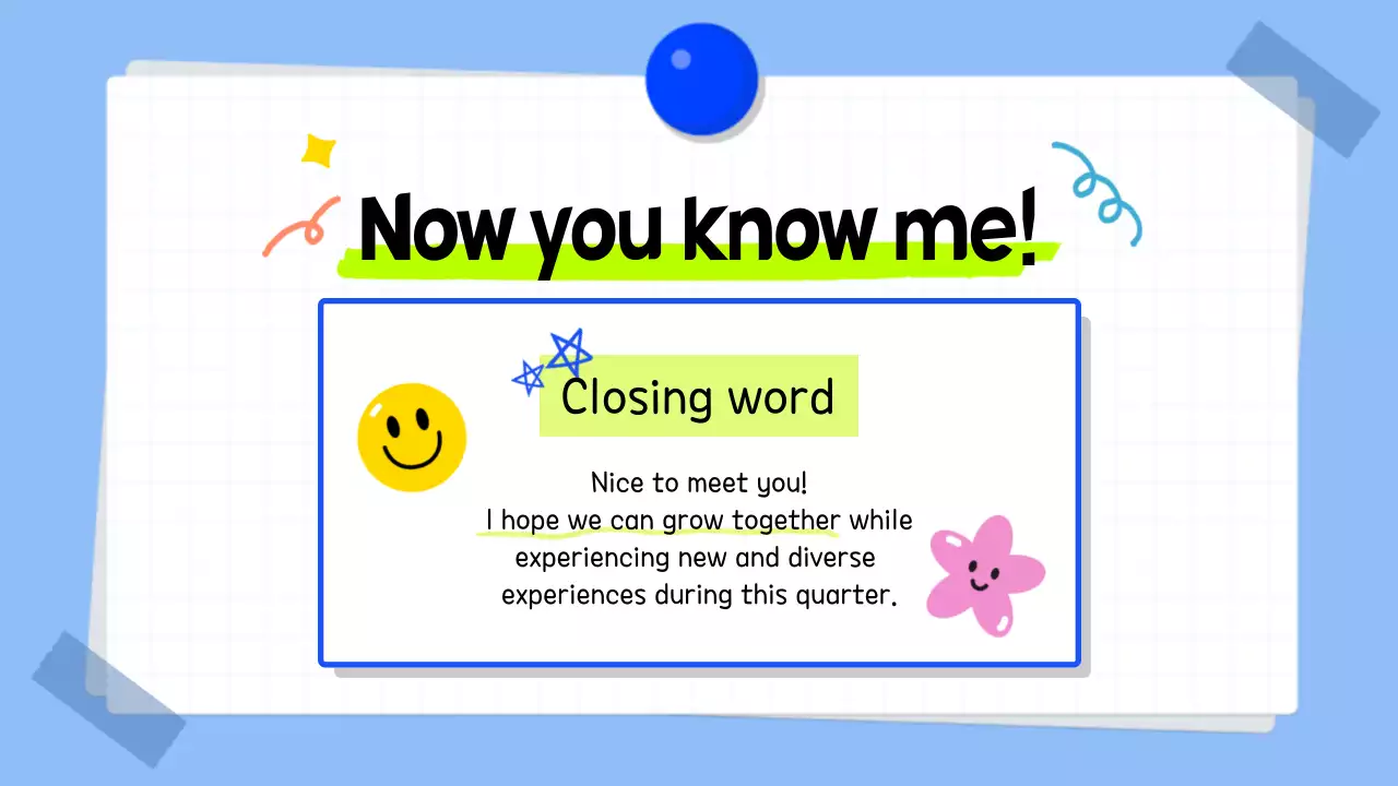 Apresentação do livro de histórias Blue Playful Life