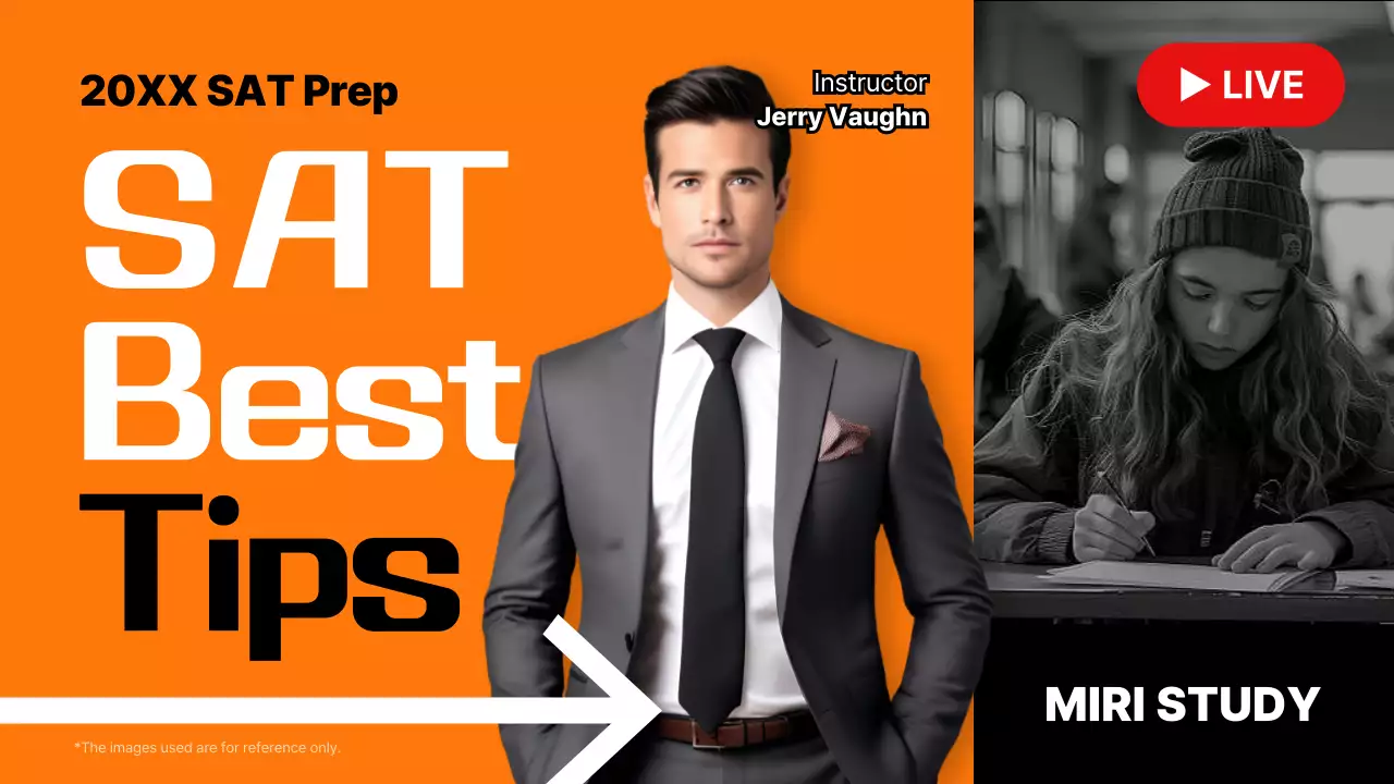 Orange Modern Sat Promotion YouTube Thumbnail