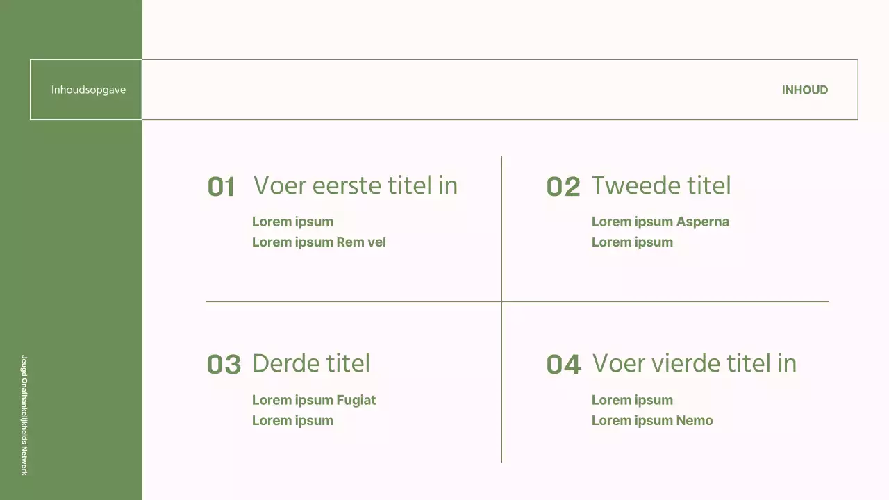 Eenvoudige, groene en roze rapporten voor NGO's