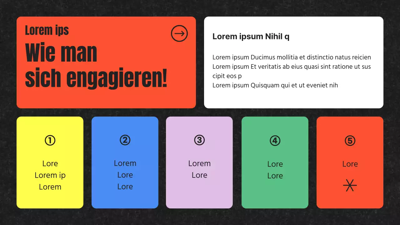 Schwarzer und regenbogenfarbener Pop-Art-Teilnehmer Bewerbungsanschreiben