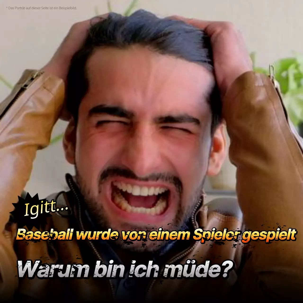 Gelbe und rote Parodie Baseball Meme Tweets