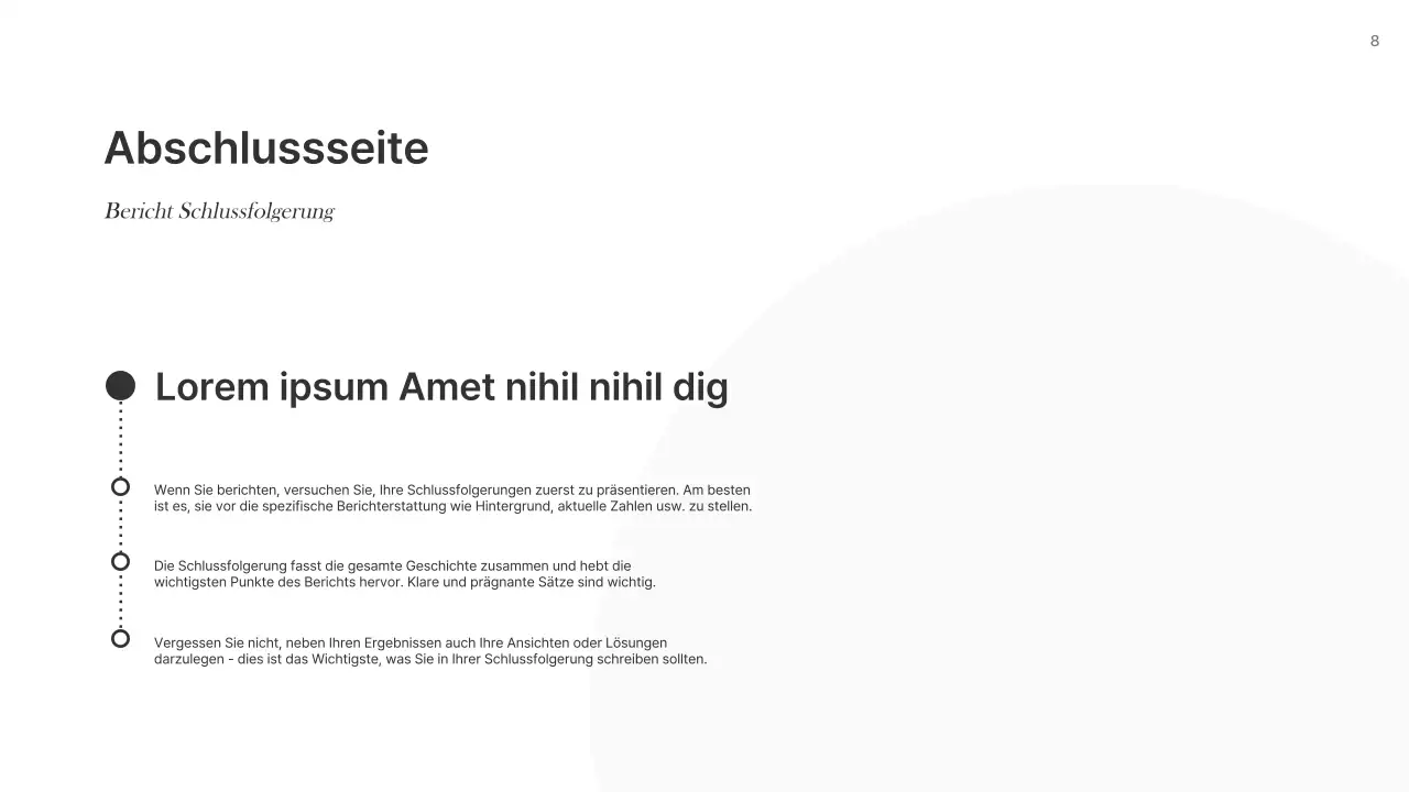 Grundlegende Berichte in Schwarz und Weiß