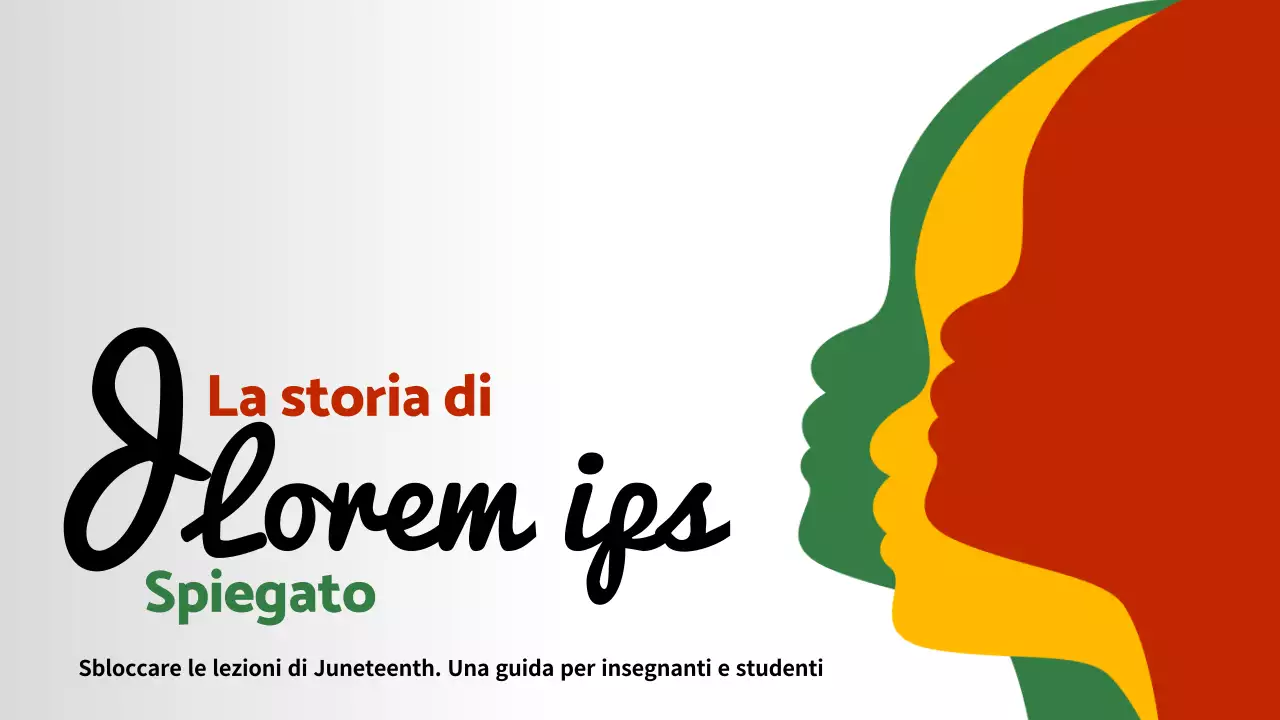Semplice educazione al Giorno della Libertà in rosso, verde e giallo Titolo principale