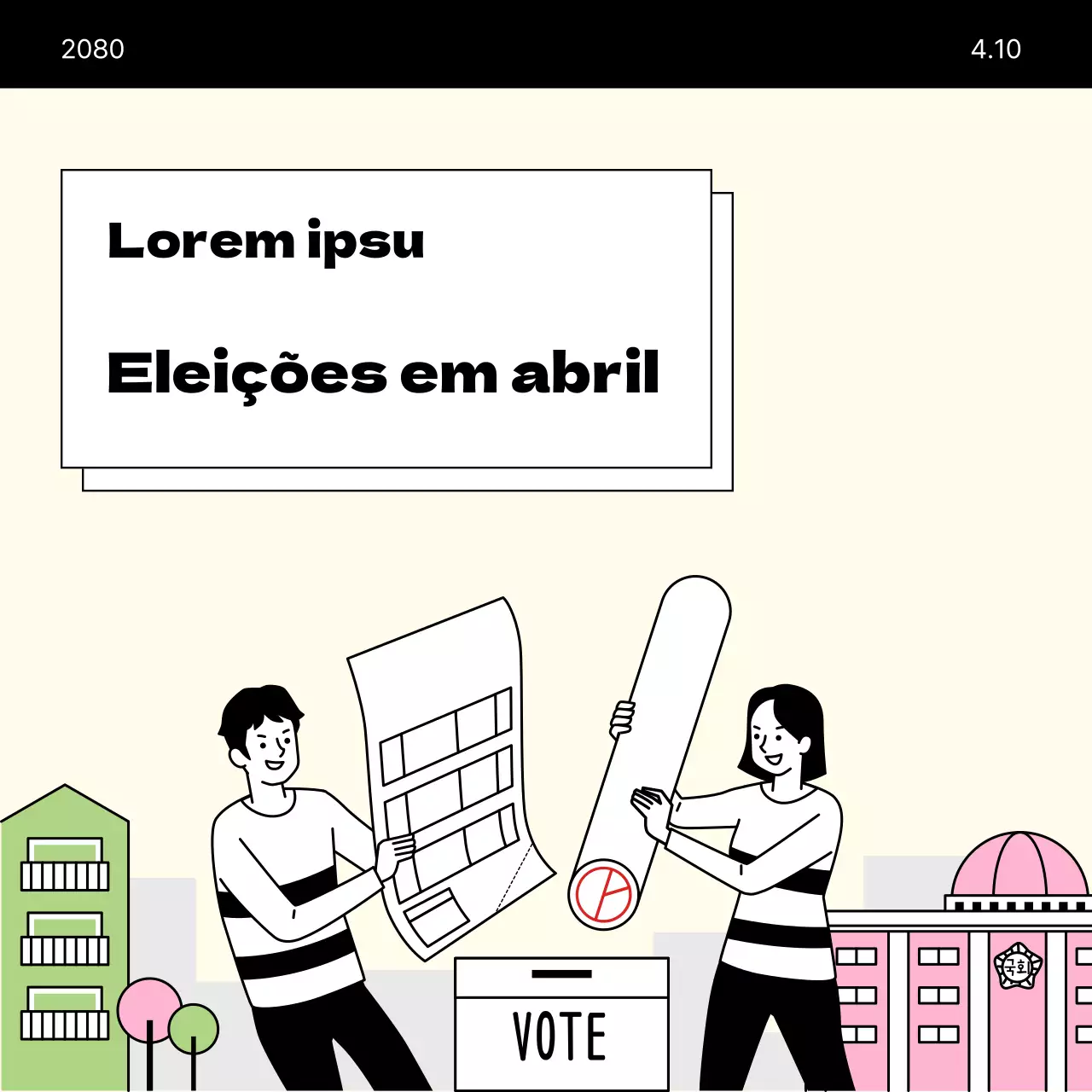 Um guia de voto bege e minimalista para as eleições legislativas