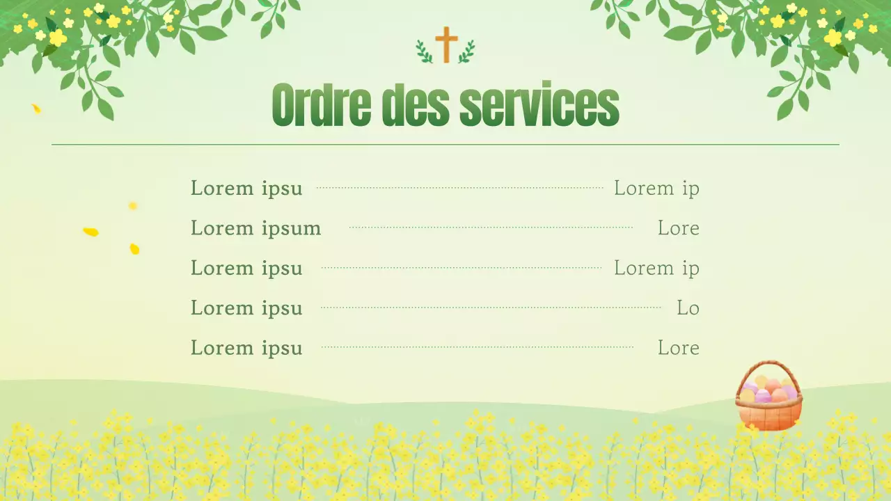 Un guide pour des cultes de Pâques naturels en chartreuse et en jaune