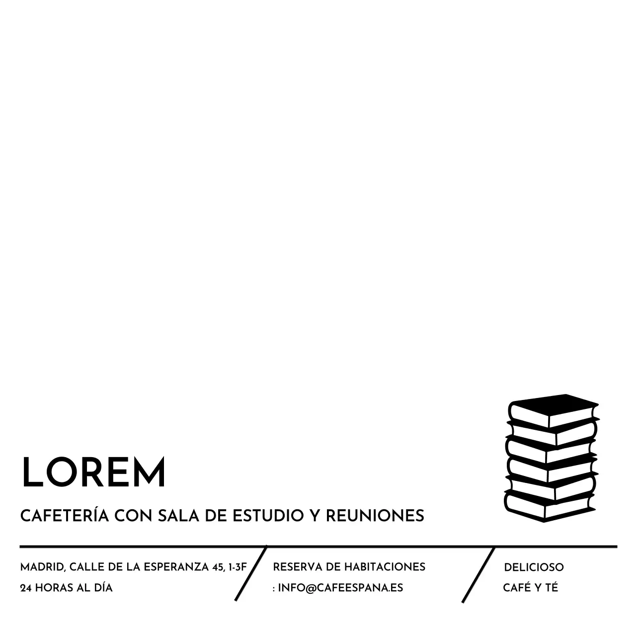 Diseño limpio e informativo con una sensación de propósito