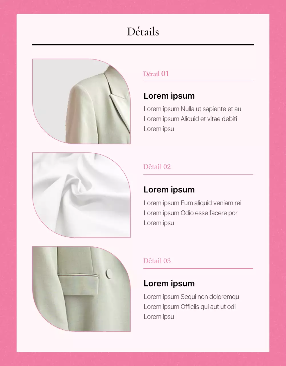 Mode kitsch en jaune et rose Promouvoir des descriptions de produits détaillées