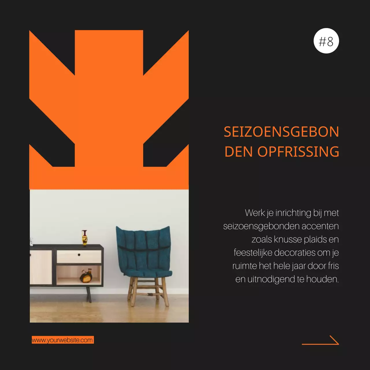 Zwart Oranje Elegante Home Decor Ideeën Gids