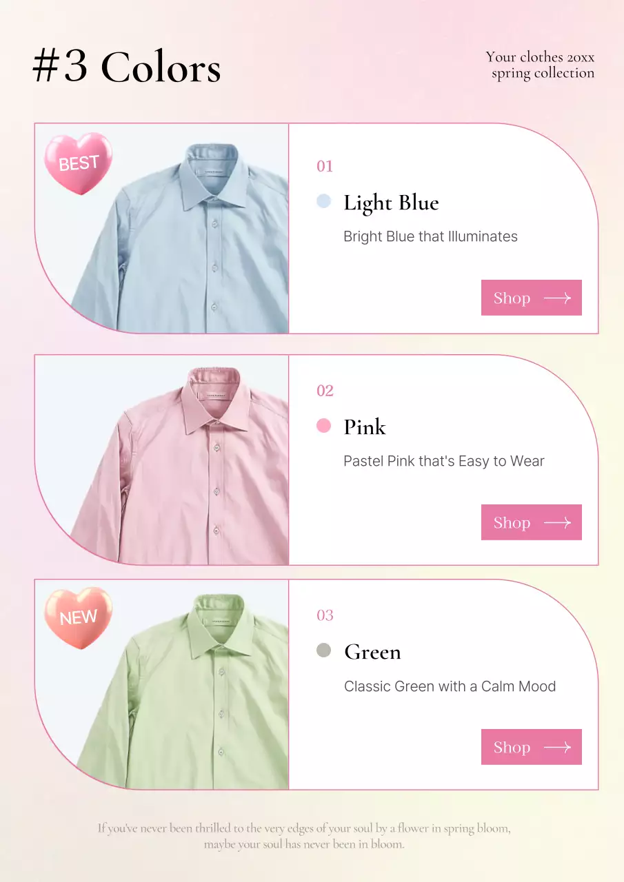 Pink Trendy Fashion Promotion Poster