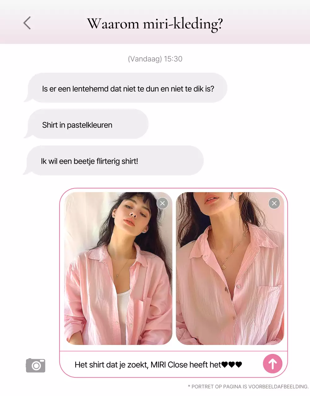 Promoot een trendy modedetail intro in roze