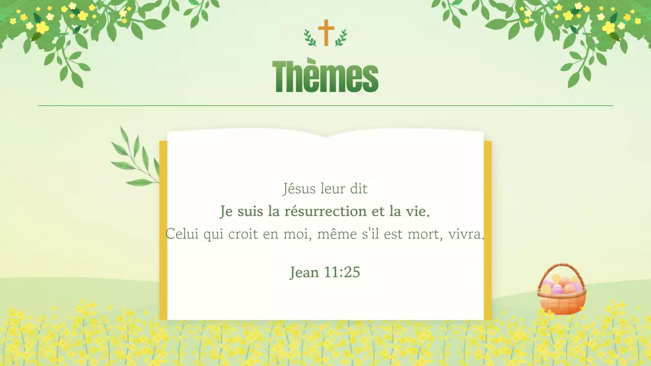 Un guide pour des cultes de Pâques naturels en chartreuse et en jaune