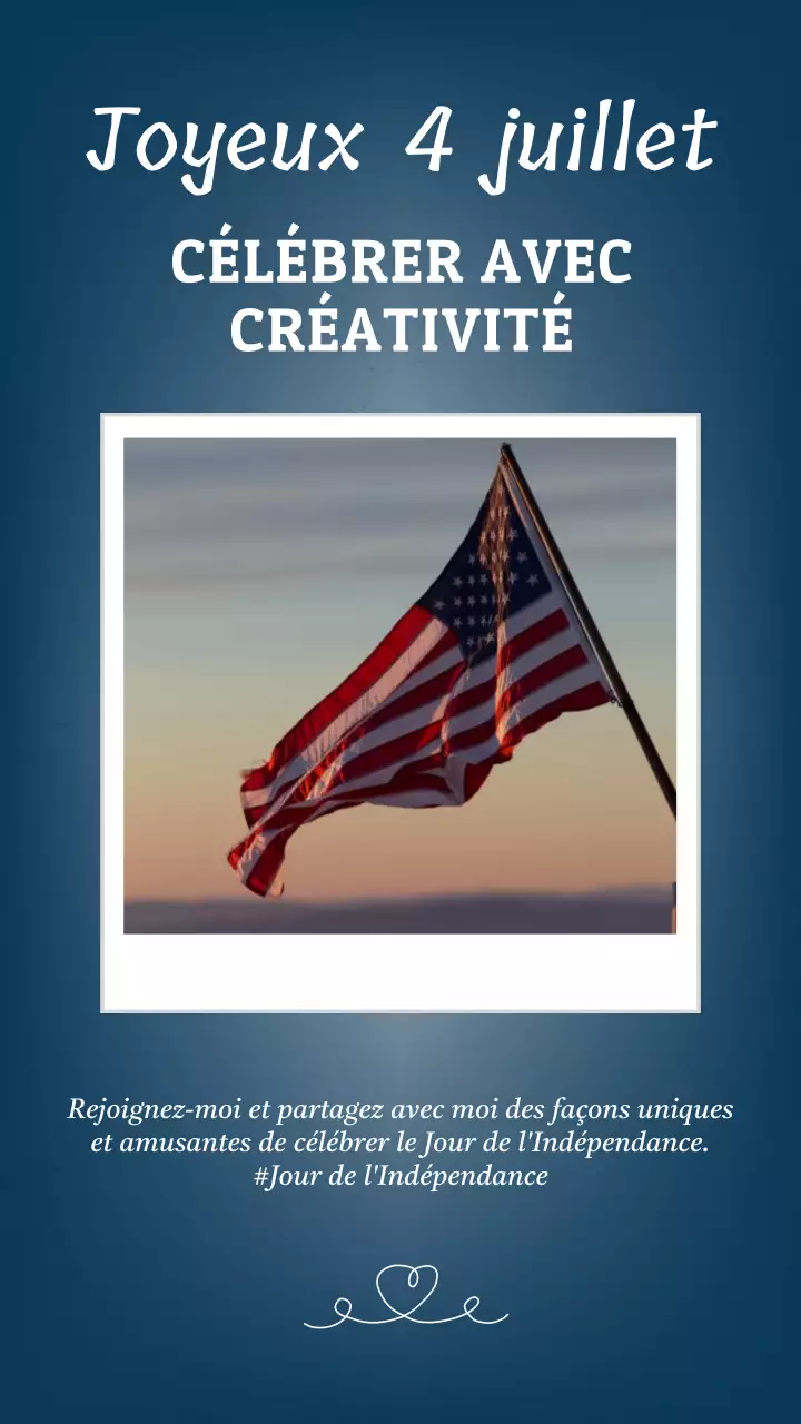  Avis sur l'événement du 4 juillet "Blue and White Basic" (bleu et blanc)