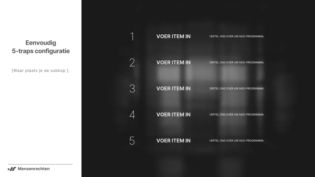 Zwart-wit, eenvoudig maar krachtig rapport voor NGO's