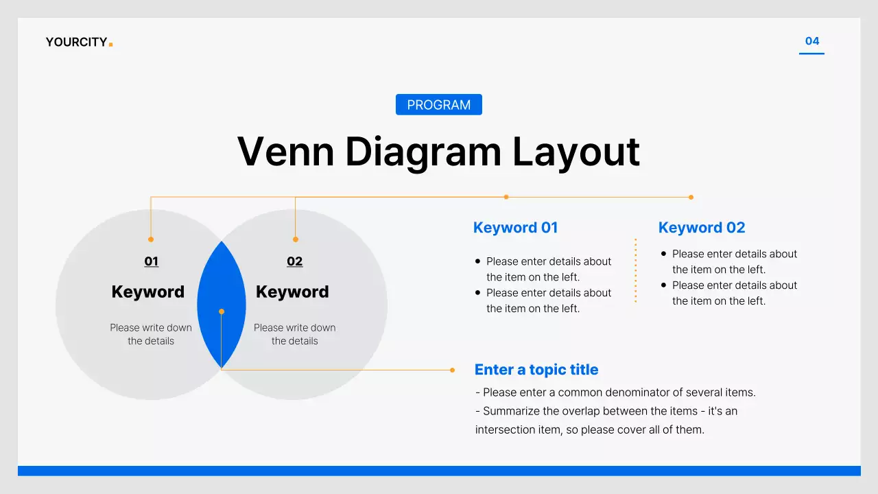 파랑과 회색의 심플한 공기업 보고서